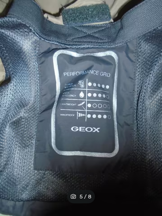 Chaquetón nieve Geox Gris Hombre