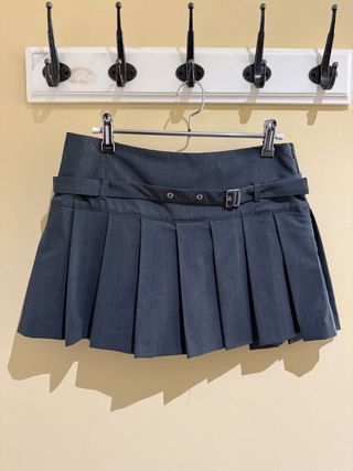 Falda pantalón gris