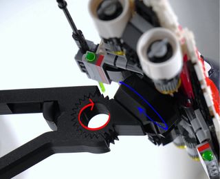 Supporto a parete Lego Star Wars Jedi Bob