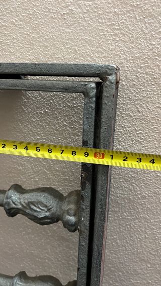 Reja de ventana de hierro forjado 70x90cm