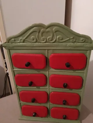 ANTIGUO ESPECIERO DE METAL