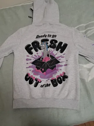 Sudadera Rick and Morty Gris