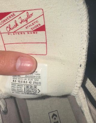 Converse Beige y Blancas Talla 42