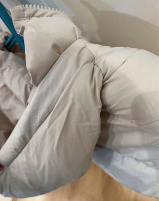 Chaleco acolchado Mango talla XS beige