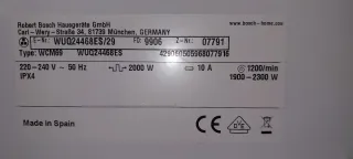 Lavadora Bosch Serie 6