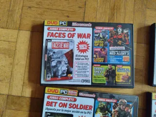Lote 5 Videojuegos PC: Faces of War, etc.