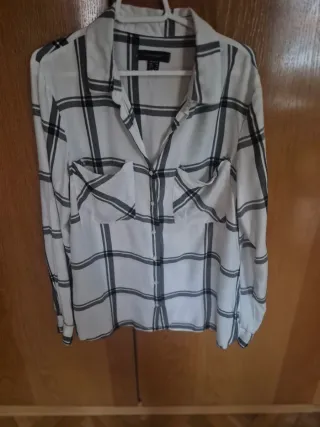 Camisa de cuadros Atmosphere manga larga