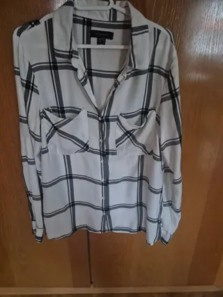 Camisa de cuadros Atmosphere manga larga