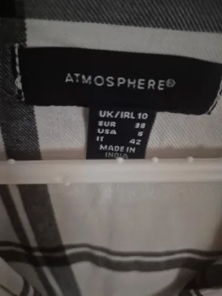 Camisa de cuadros Atmosphere manga larga