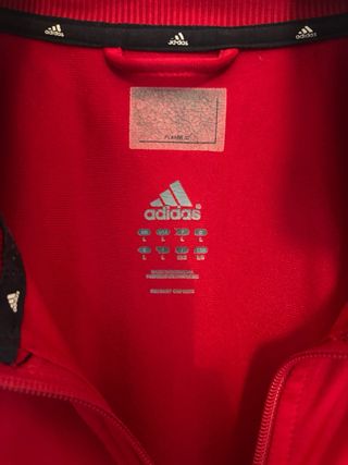 Felpa Adidas vintage rossa con logo M