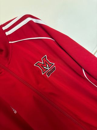 Felpa Adidas vintage rossa con logo M