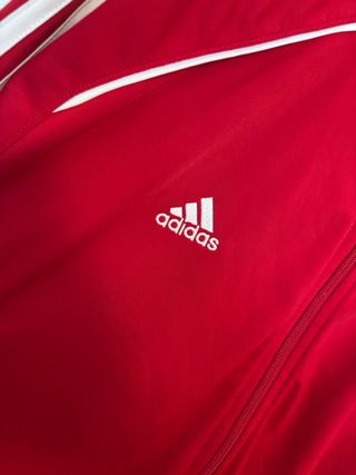 Felpa Adidas vintage rossa con logo M