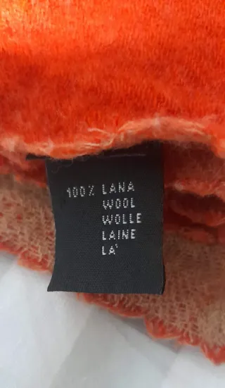 Bufanda Purificación Garcia Lana Naranja