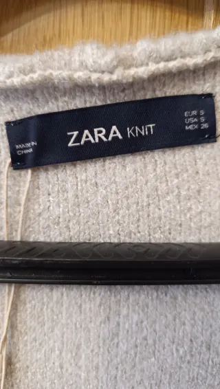 Abrigo de punto mujer talla S