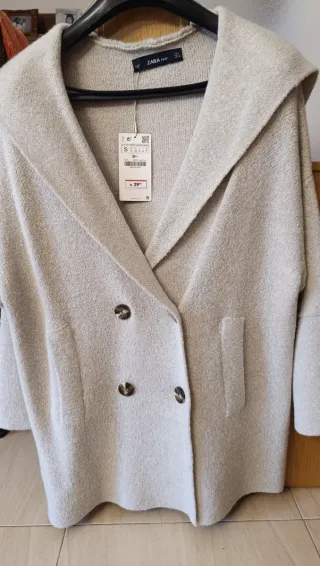 Abrigo de punto mujer talla S