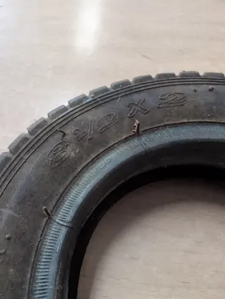 Rueda patinete con cámara