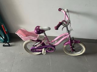Bicicleta infantil rosa Pin Up