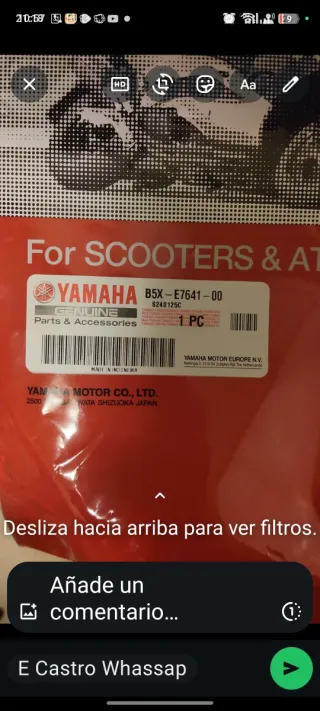 Correa V Yamaha Scooters & ATV Xmax 250 300