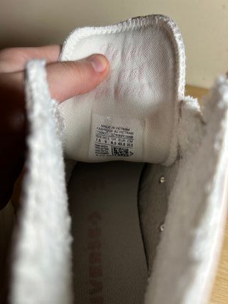 Converse plataforma rosa y blanco