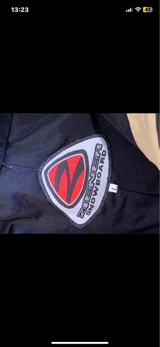 Pantalones Snowboard Ziener Talla L Beige