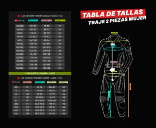 Mono de moto SHJA INFINITY mujer