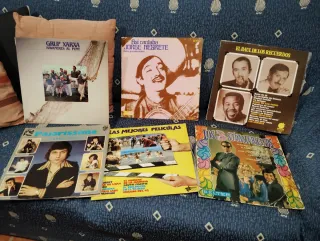 Lote vinilos antiguos para coleccionista