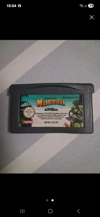 Juego Game Boy Advance Madagascar Activision