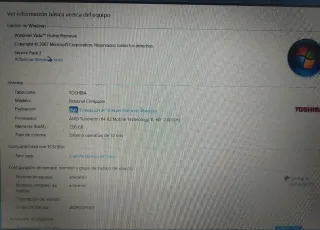 Portátil Toshiba Satellite L350D