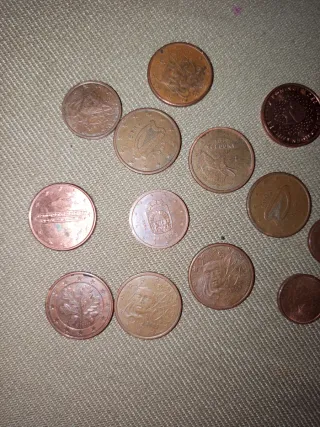 Lote monedas francesas y otras