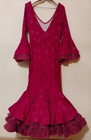 Traje de flamenca gitana talla única