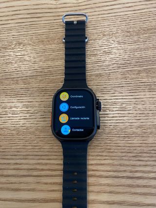 Clon Apple Watch Ultra Fit 2 Nero/Arancione