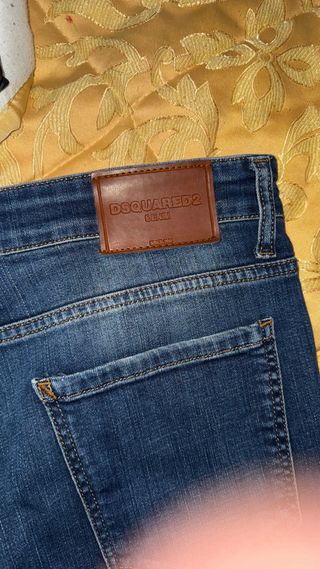 Jeans Dsquared2 Blu Strappati