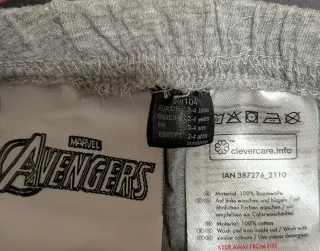 Pigiama Marvel Bambino Grigio