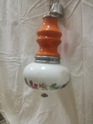 Lampadario vintage anni '70 con animali