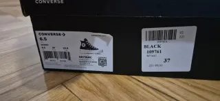 Converse Lugged Leather Negras - Casi Nuevas