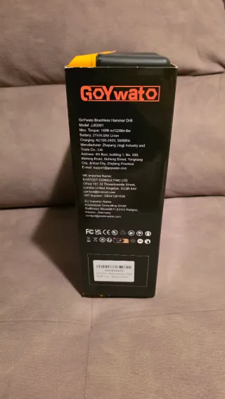 Taladro GOYWATO 21V Brushless Hammer Drill