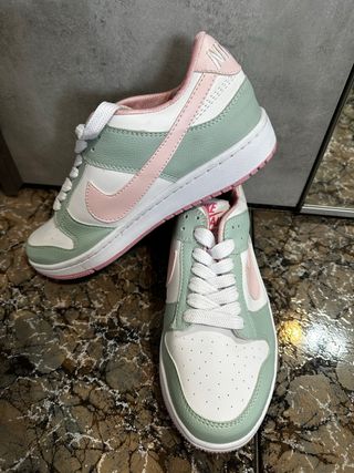 Nike Bambas Verde Rosa Blanco