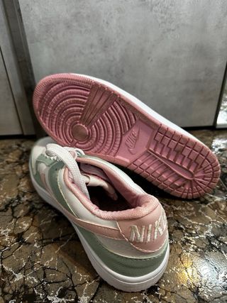 Nike Bambas Verde Rosa Blanco