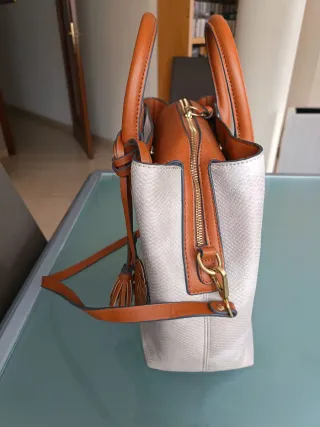 Bolso beige y marrón sin estrenar