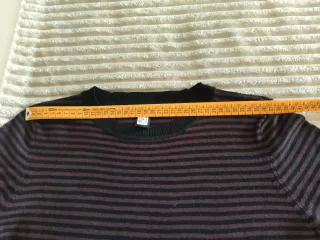 Jersey de punto rayas mujer