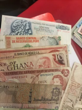 Billetes de colección de varios escucho ofertas