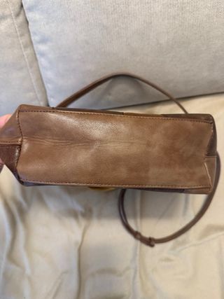 Bolso Zara Patchwork Marrón