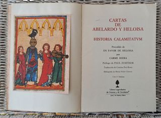 Libro "Cartas de Abelardo y Eloisa"