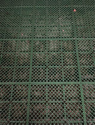 Losetas de plástico para jardín verdes