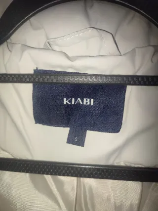 Chaquetón de plumas gris perla