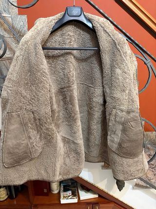 Cappotto Montone Shearling vera Pelle Vintage