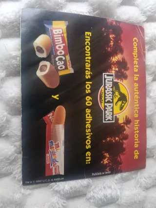 Álbum Jurassic Park Dino Album Bimbo