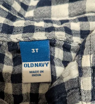 Camicia quadri bimbo 3T