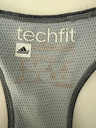 Top Adidas Grigio Donna