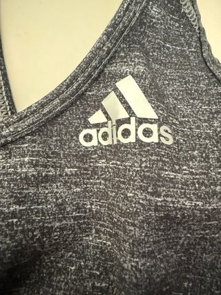 Top Adidas Grigio Donna